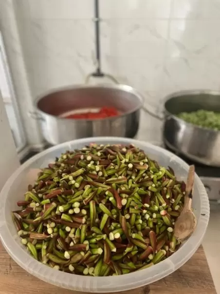Kınalı Bamya Konserve