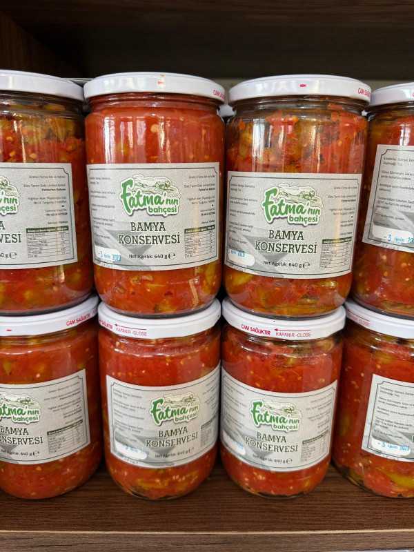 Kınalı Bamya Konserve 10 Adet