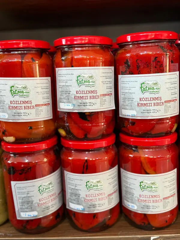 Közlenmiş Kapya Biber 10 x 660 Gr