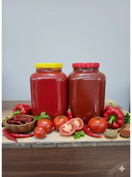 Biber + Domates Salçası 2x5 Kg.