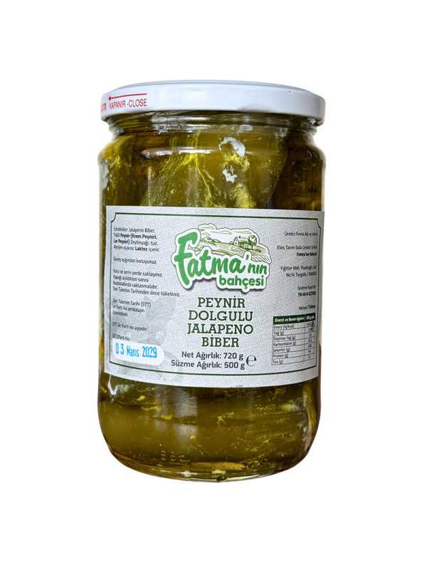 Peynir Dolgulu Jalapeno Biber Turşusu