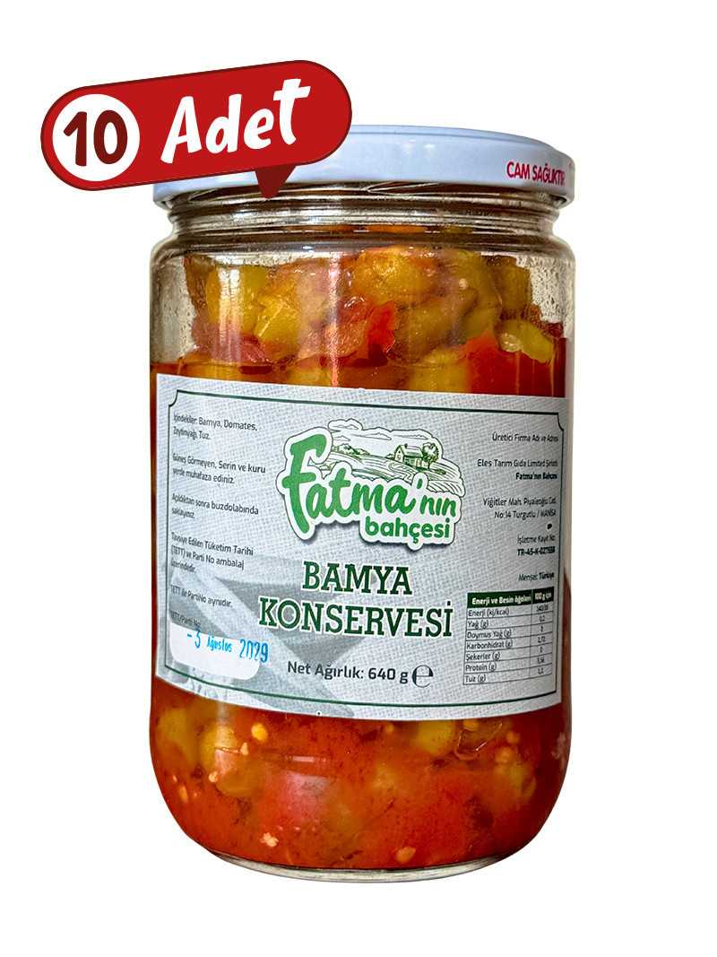 Kınalı Bamya Konserve 10 Adet