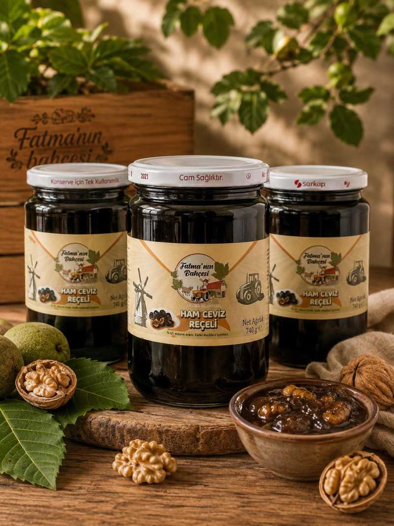 Ham Ceviz Reçeli 850 Gr