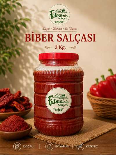 Biber Salçası 3 Kg.