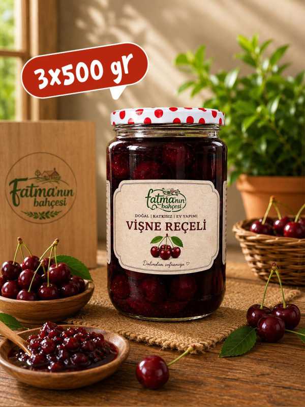 Vişne Reçeli 3 x 500 gr