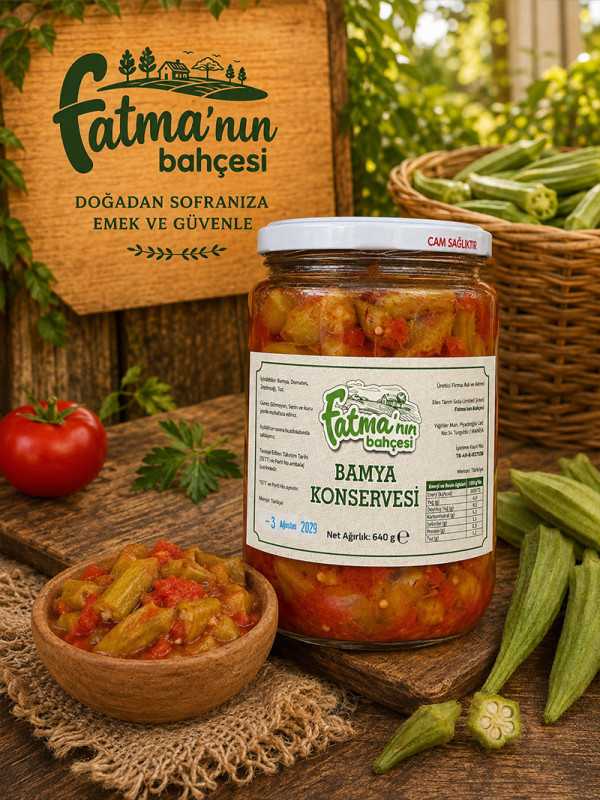 Kınalı Bamya Konserve 640 gr