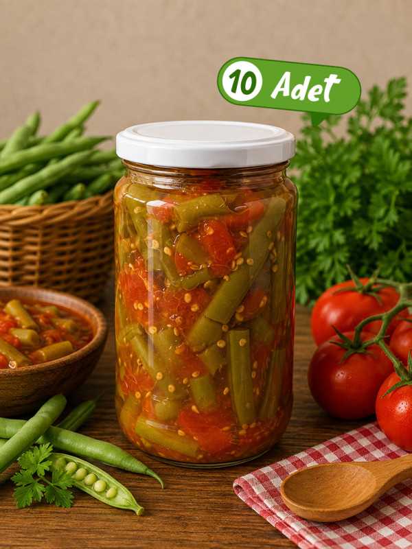 Taze Fasulye Konserve 10 Adet