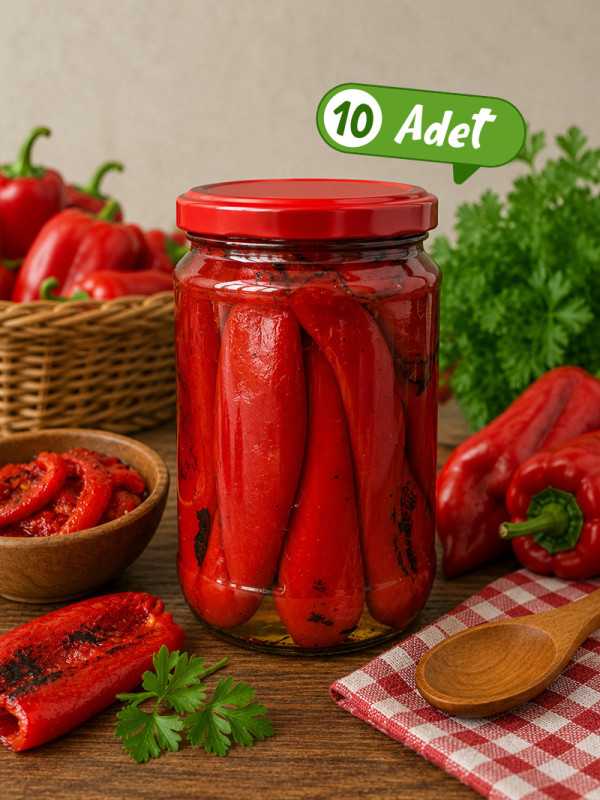 Közlenmiş Kapya Biber 10x860 gr