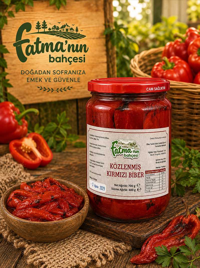 Közlenmiş Kapya Biber 860 gr