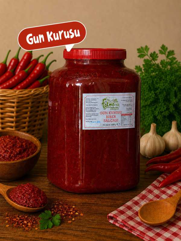 Gün Kurusu Biber Salçası 5 kg.