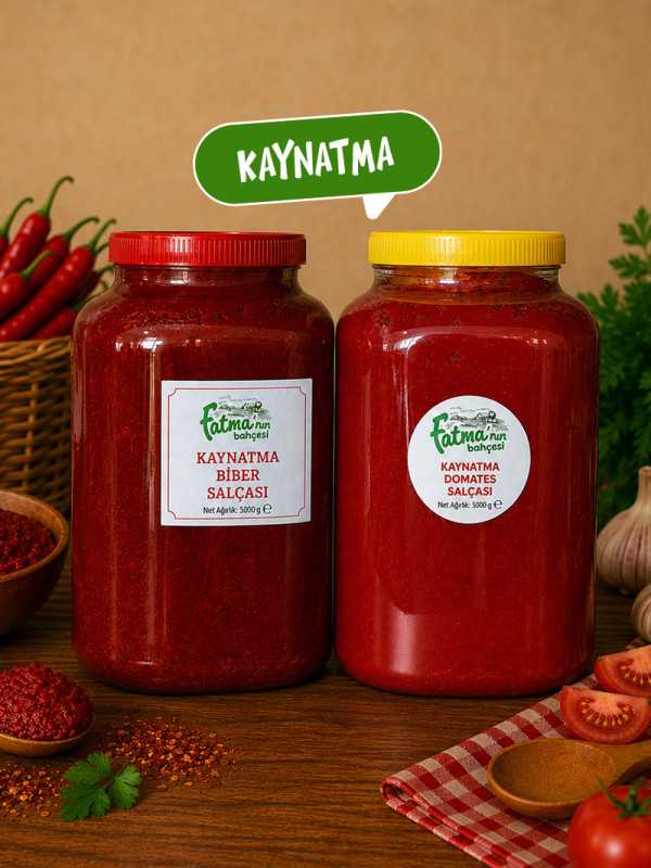 Biber + Domates Salçası 2x5 Kg.